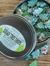 Load image into Gallery viewer, Christmas Holiday Tree Sugar Shapes Sugar Cubes for Coffee Tea Cocktails Stock Stuffer Hosting Gift and More