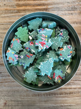 Load image into Gallery viewer, Christmas Holiday Tree Sugar Shapes Sugar Cubes for Coffee Tea Cocktails Stock Stuffer Hosting Gift and More