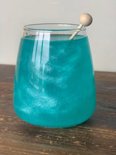 Load image into Gallery viewer, Teal Shimmer Glitter Color Series Drinks for Cocktails Beer Wine Soda & More