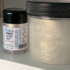 Shimmer Glitter™ Dust Colored Blue Pearl Series for Drinks Beer Wine Soda & More