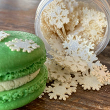 Load image into Gallery viewer, Snowflake Edible Drink Sprinkles