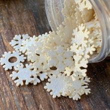 Load image into Gallery viewer, Snowflake Edible Drink Sprinkles