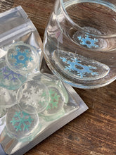 Load image into Gallery viewer, Edible Hard Candy Sugar Art Drops Frozen Winter Snowflakes
