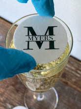 Load image into Gallery viewer, Edible Drink Cocktail Topper Images Logos & Photos on Thick Wafer Paper for Cocktails Martinis & More