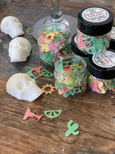 Load image into Gallery viewer, Fiesta Shapes Cactus Margarita Sombrero Lime Sun Edible Rim Sprinkles