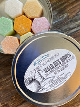 Load image into Gallery viewer, Hocus Pocus Shimmering Sugar Shape Hex Drops Sugar Cubes for Coffee Tea Cocktails Witch’s Brew and More