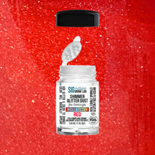 Load image into Gallery viewer, Red Shimmer Glitter Color Series Drinks for Cocktails Beer Wine Soda & More