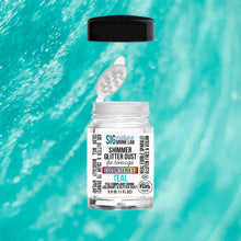 Load image into Gallery viewer, Teal Shimmer Glitter Color Series Drinks for Cocktails Beer Wine Soda & More