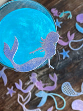 Load image into Gallery viewer, Mermaid Edible Rim Sprinkle Details