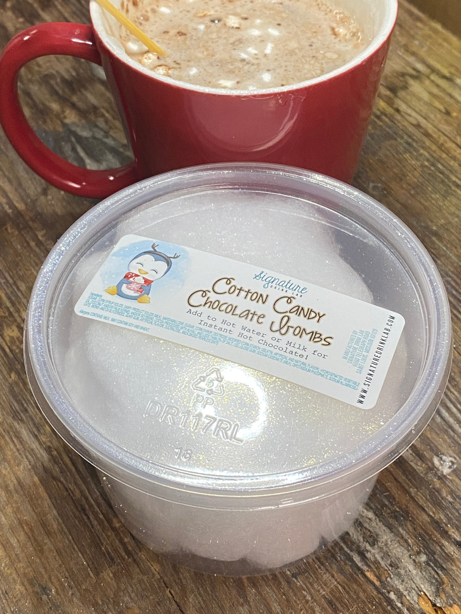 Cotton Candy Hot Chocolate Drink Bombs Signature Drink Lab