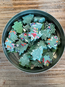 Christmas Holiday Tree Sugar Shapes Sugar Cubes for Coffee Tea Cocktails Stock Stuffer Hosting Gift and More