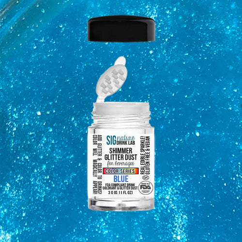 Edible Drink Glitter (12 Colors) - TEAL