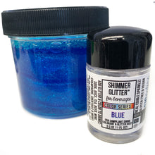Load image into Gallery viewer, Blue Shimmer Glitter Color Series Drinks for Cocktails Beer Wine Soda &amp; More