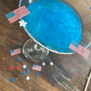 Patriot Military USA 4th of July Independence Shimmer Glitter™ Drink Bundle