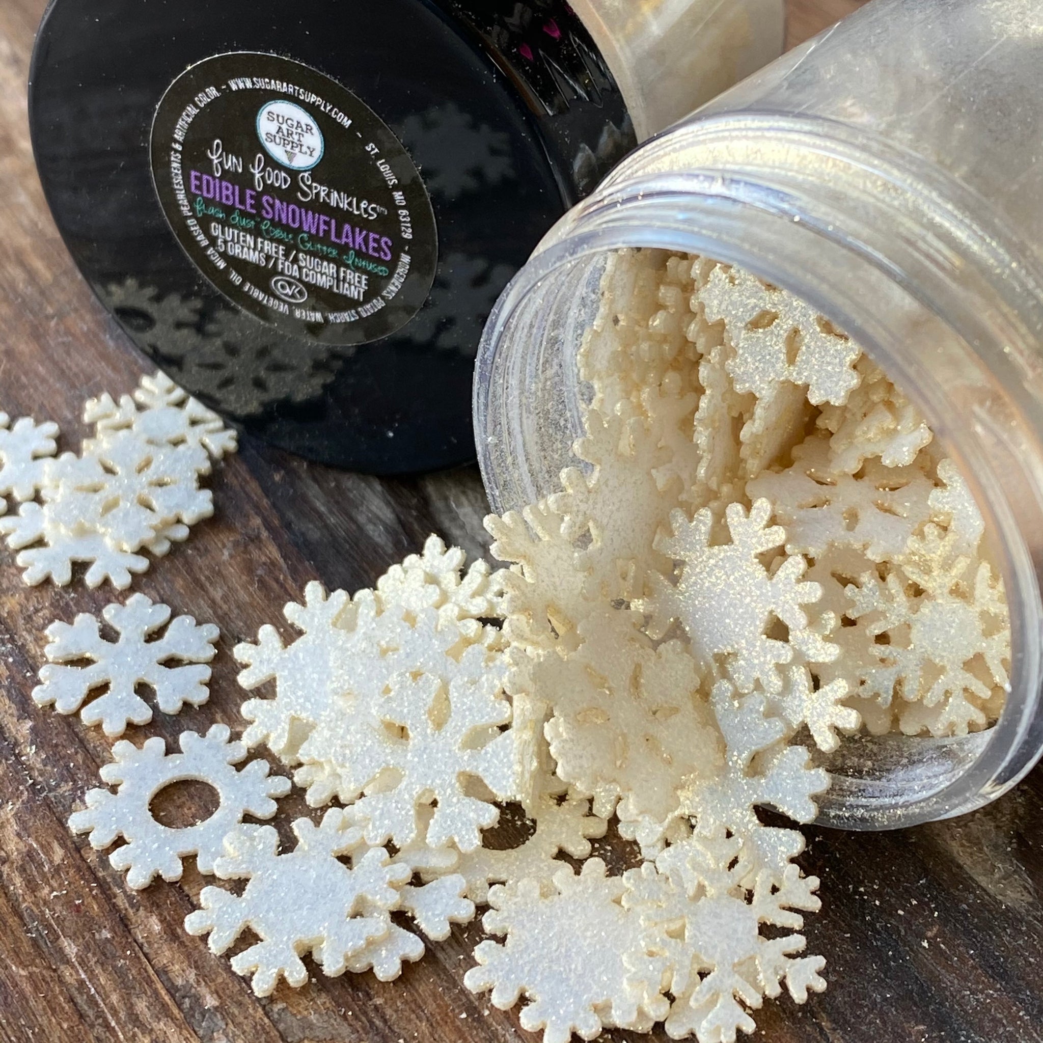 Snowflakes Candy Topping – The Sprinkles Shop