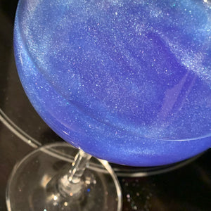 Purple Shimmer Glitter Color Series Drinks for Cocktails Beer Wine Soda & More