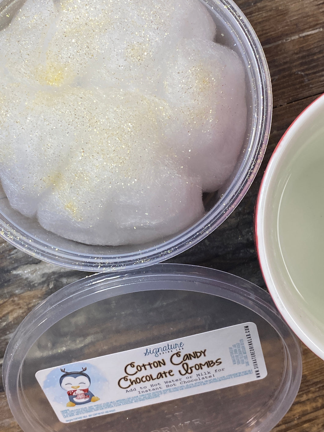 Cotton Candy Hot Chocolate Drink Bombs