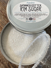 Load image into Gallery viewer, Shimmer Glitter Rim Salt &amp; Sugar