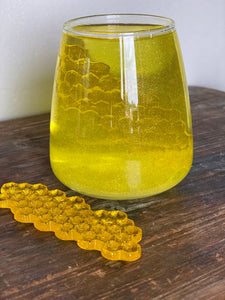 Honey Comb Sugar Art Drops for Drinks