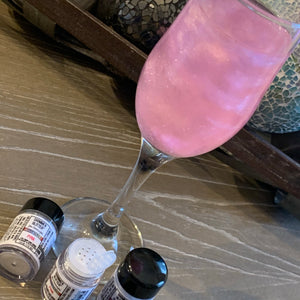 Shimmer Glitter Color Series Drinks for Cocktails Beer Wine Soda & More