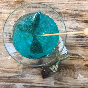 Sugar Art Drops Hard Candy Mermaid Tails for Drinks